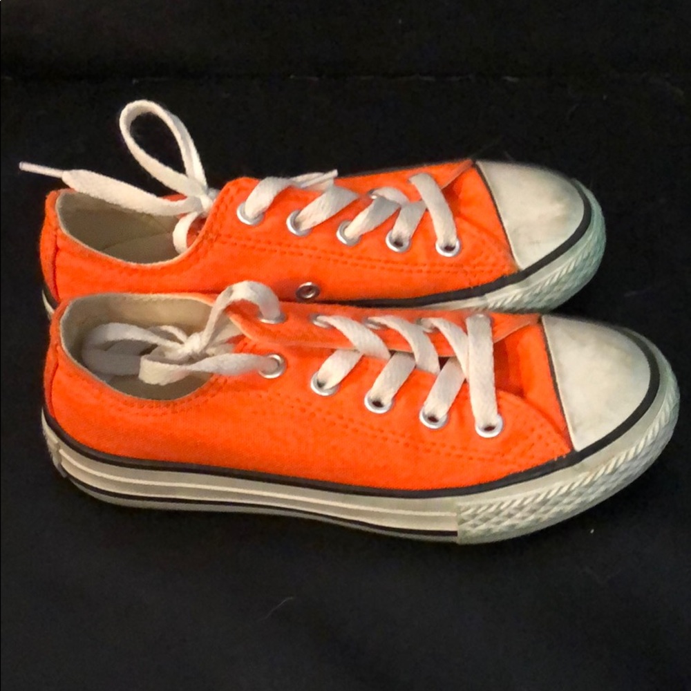 Orange Converse Chuck Taylors